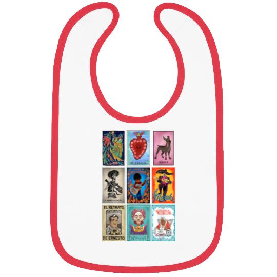 Disney Pixar-Pixar Coco Epic Loteria Cards Big Chest Retro Logo Bibs