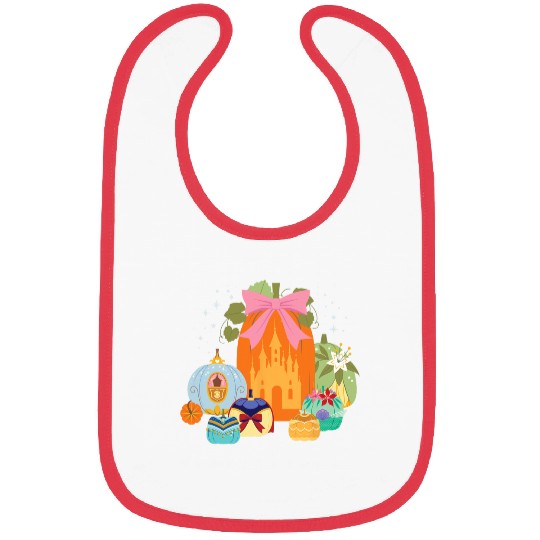 Disney Princess Pumpkins Fall Princesses and Pumpkin Castle Bibs