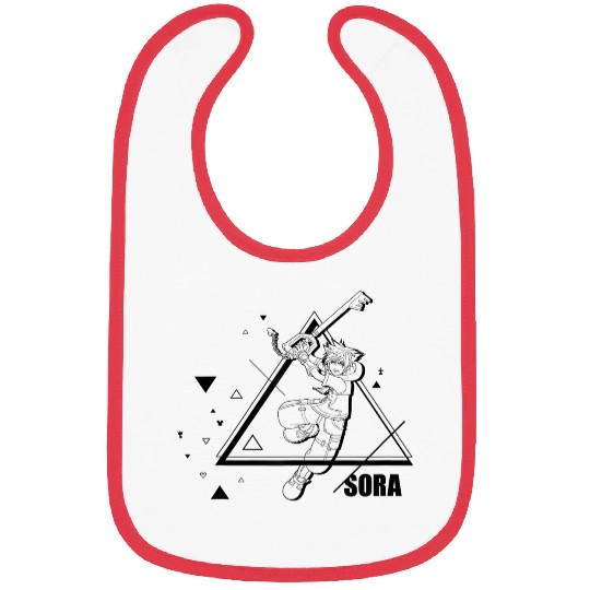 Disneyss Kingdom Hearts Sora Keyblade Triangles Bibs