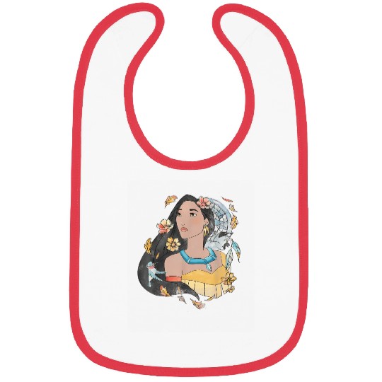 Disney Pocahontas Dreamcatcher Watercolor Graphi Bibs