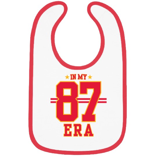 87 Era  Taylorr Swift And Travis Kelce Bibs