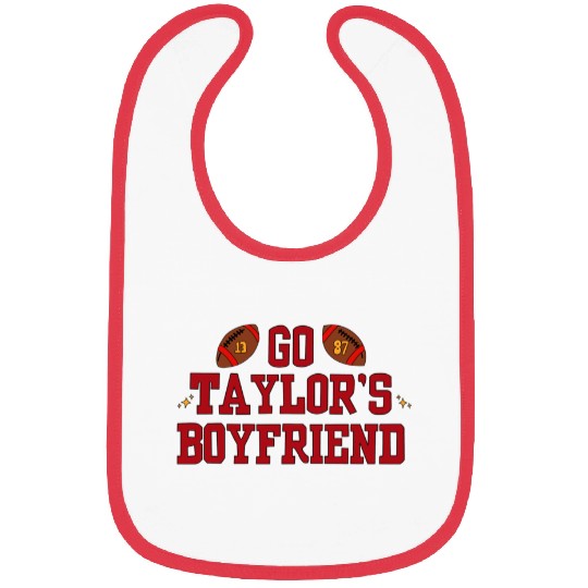 Travis Kelce And Taylorr Swift Bibs