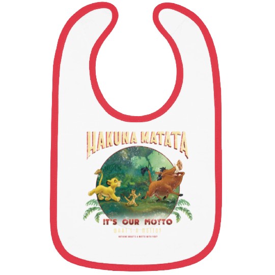 Disneyss Lion King Hakuna Matata Motto Simba Timon Pumbaa Bibs
