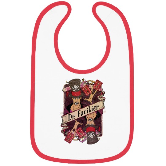 Disneyss Princess And The Frog Facilier Playing Card Bibs