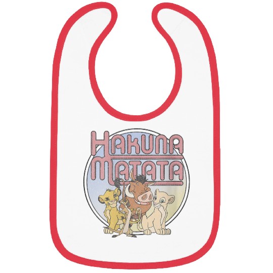 Disneyss Lion King Retro Hakuna Matata Simba And Friends Bibs