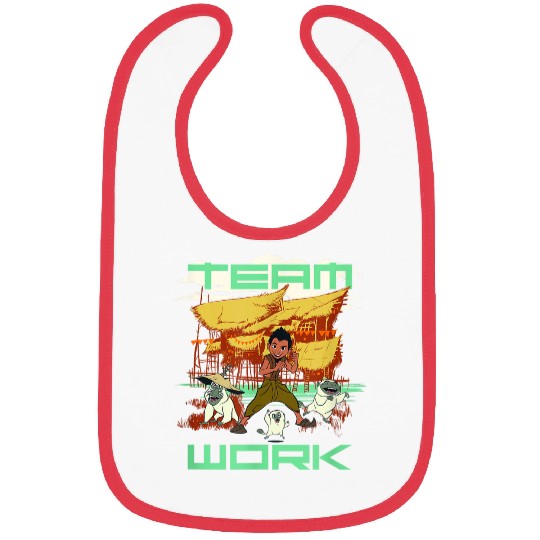Disneyss Raya And The Last Dragon Team Work Bibs