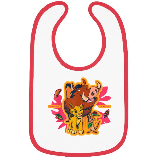 Disneyss The Lion King Simba Timon Pumbaa Hakuna Matata Bibs