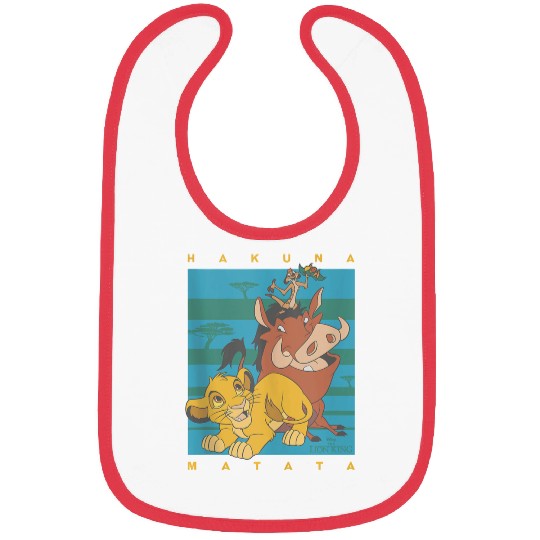 Disneyss The Lion King Hakuna Matata Squad Retro Bibs