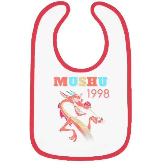 Disneyss Mulan Mushu 1998 Cool Dragon Bibs