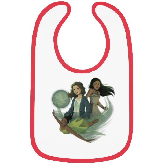 Disneyss Peter Pan Wendy Tiger Lily Tinker Bell Portrait Bibs