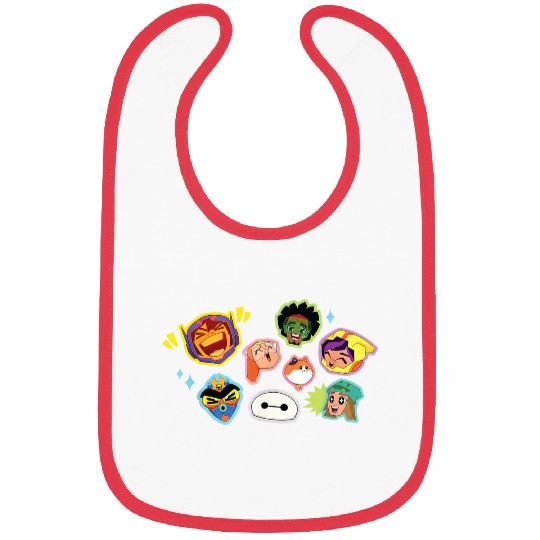 Disneyss Big Hero 6 Baymax And Hiro Superheroes Kawaii Bibs