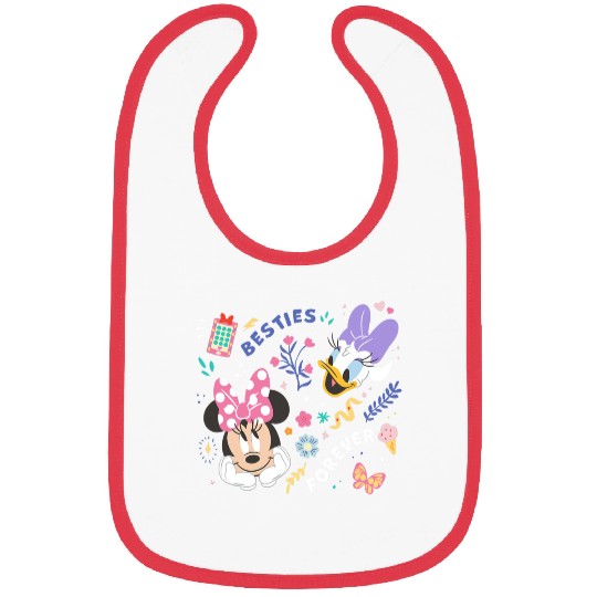 Disney Mickey And Friends Minnie & Daisy Besties Forever Bibs