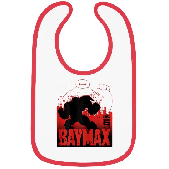 Disneyss Big Hero 6 Tv Series Baymax Oustline Graphic Bibs
