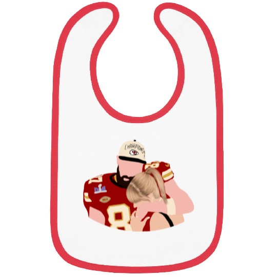 Travis Kelce Taylorr Swift Chiefs Bibs