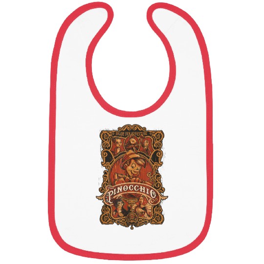 Disneys Pinocchio Ready For An Adventure Bibs