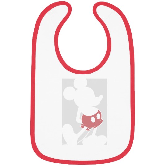 Disney Mickey Mouse Box Silhouette Bibs