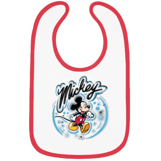 Disney Mickey Mouse Airbrush Bibs