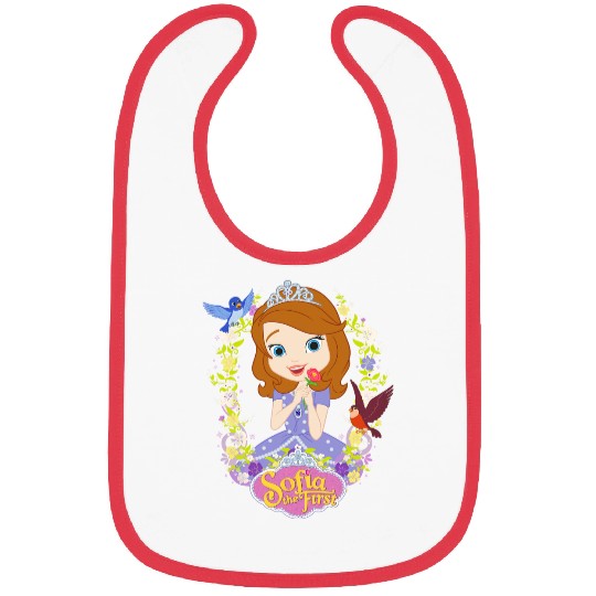 Disney Sofia the First Sofia Flower Border Bibs