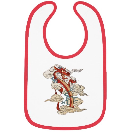 Disney Mushu Bibs