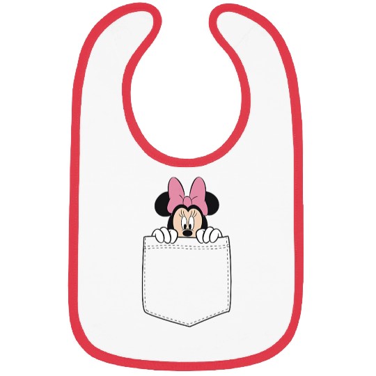 Black Disney Minnie Mouse Classic Fit  - Crew Neck Bibs