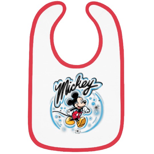 Disney Mickey Mouse Airbrush Bibs