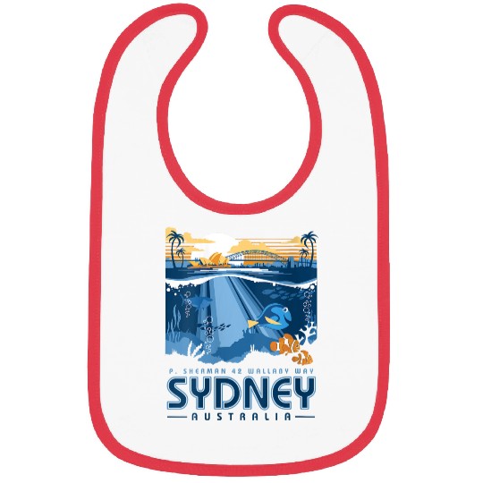 Disneyss Pixars Finding Nemo Sydney Australia Poster Bibs