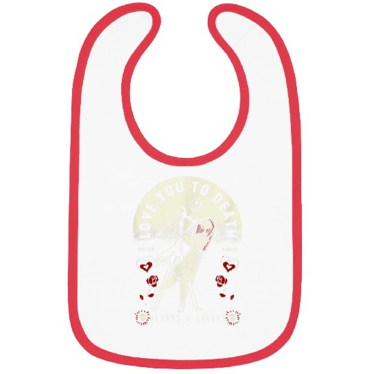 Disney Nightmare Before Christmas Valentines Day Bibs
