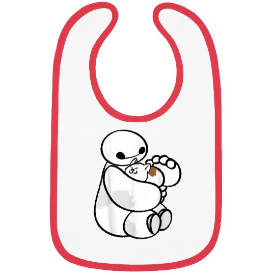 Disney Big Hero 6 Baymax Cat Cute Portrait Bibs