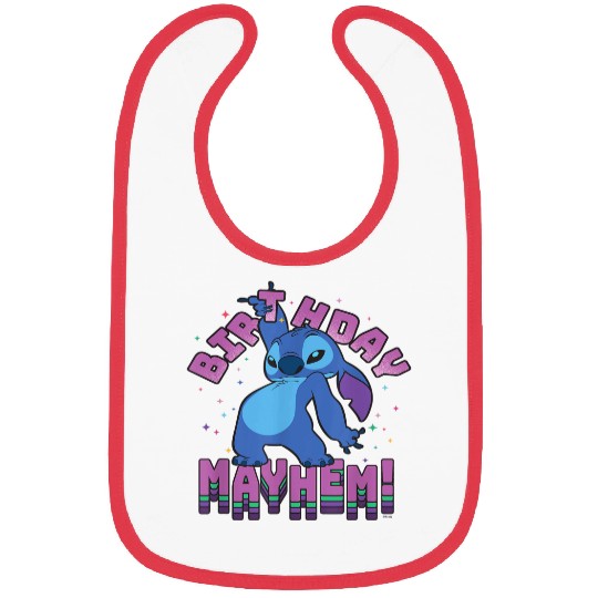 Disney Lilo & Stitch Disco Dance Birthday Mayhem Bibs