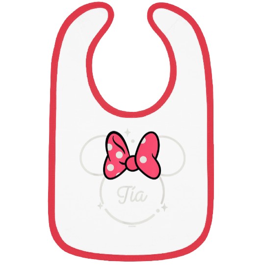 Disney Minnie Mouse Ta Aunt Head Icon Magic Da d Bibs