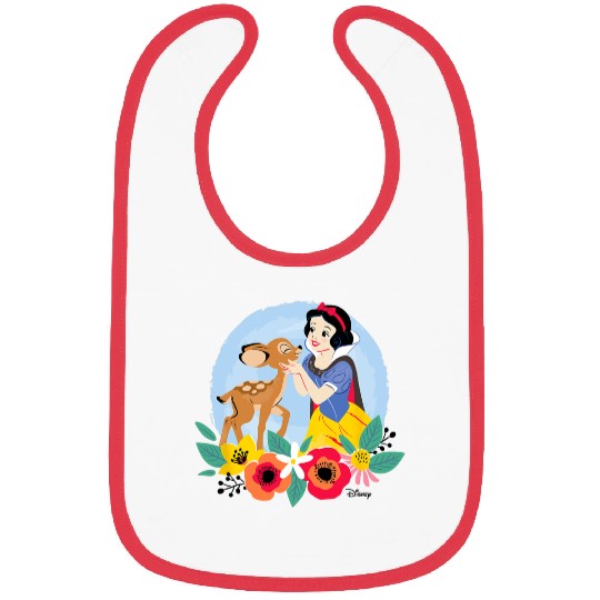 Disney Princess - Floral Snow White Deer Bibs
