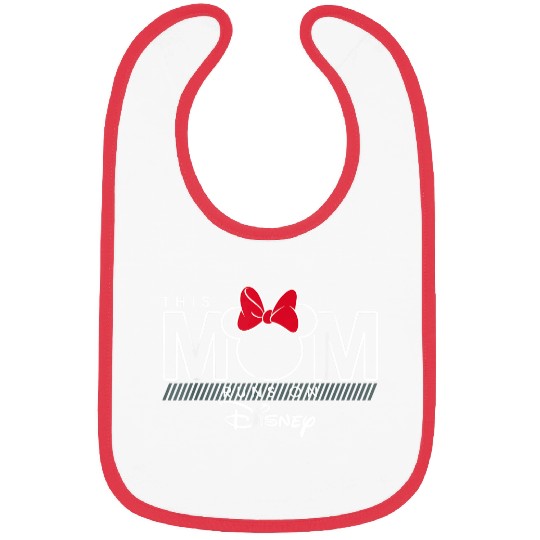 Disney Minnie Mouse This Mom Runs on Disney T-Sh Bibs