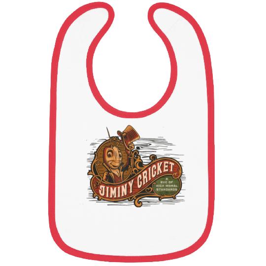 Disneyss Pinocchio Jiminy Cricket High Moral Standards Bibs