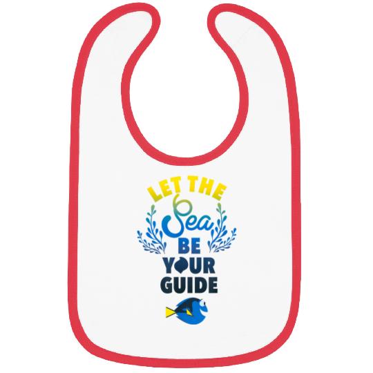 Disneyss Pixars Finding Dory Let The Sea Be Your Guide Logo Bibs