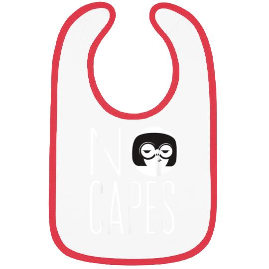 Disney Pixar The Incredibles 2 Edna Mode No Capes Logo Bibs