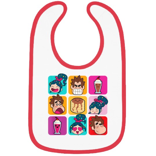 Disney WreckIt Ralph Vanellope Ralph Desserts Pa Bibs