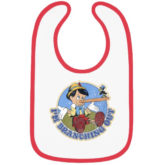 Disneyss Pinocchio Jiminy Cricket Branching Out Bibs