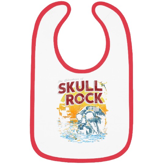 Disneyss Peter Pan Skull Rock Vintages Sunset Poster Bibs