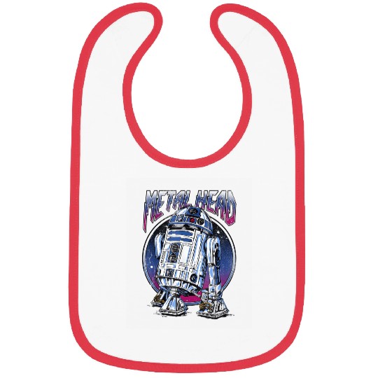 Star Wars R2D2 Metal Head  Disney Bibs