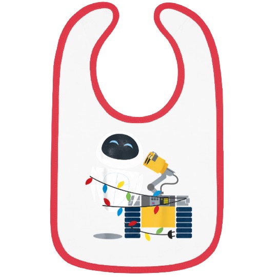 Disney Pixar Wall-E Eve Christmas Light Wrap Graphic Bibs