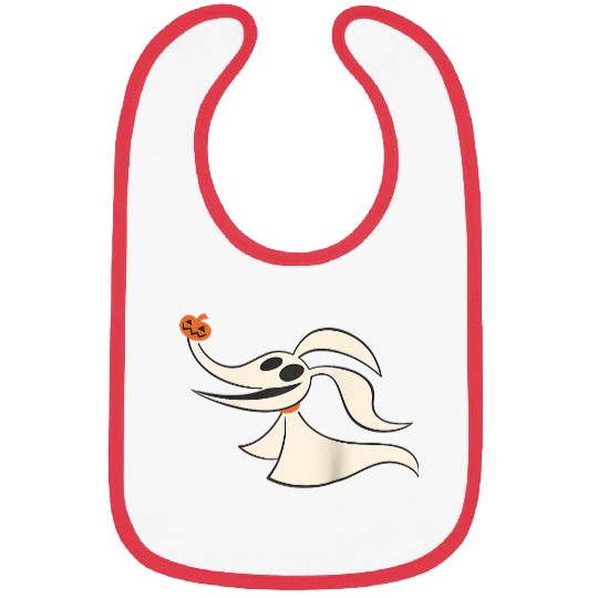 Disney Halloween Nightmare Before Christmas Zero Raglan Baseball Tee Bibs