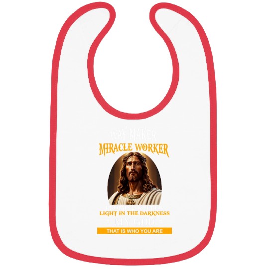 Way Maker Miracle Worker Promise Keeper 5 Bibs