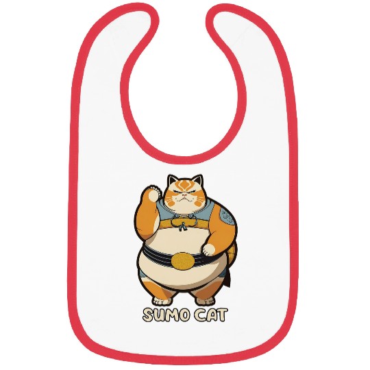 sumos Cat Kitty Wrestler Bibs