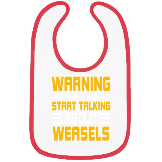 Weasel Pet Owner Veterinarian Zookeeper Zoologist Warning Bibs