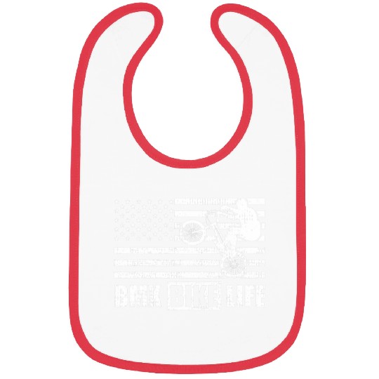 BMX Bike Life American Flag Bicycle Stunt Racing Gift Bibs