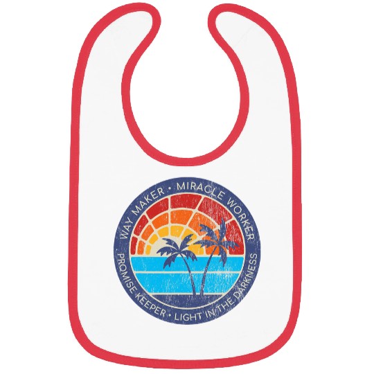 Way Maker Miracle Worker Promise Keeper Light in the Darknes Bibs
