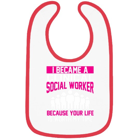 Clinical Social Worker Apparel bests Amazing Workers Design Bibs