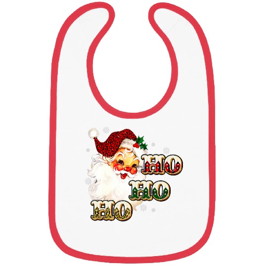 Funny Christmas Holiday Santa a Ho Ho Ho 63 Bibs