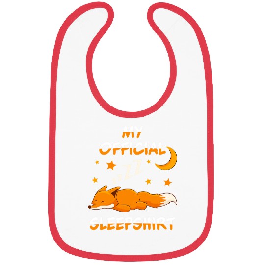 Fox Lover My Official Sleep Pyjamas Fox Nightgown Bibs