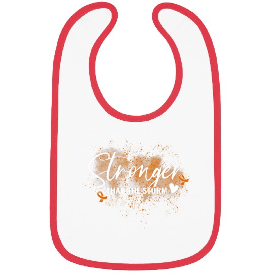 Multiple Sclerosis MS Stronger Than The Storm Multiple Sclerosis Warrior Women Bibs